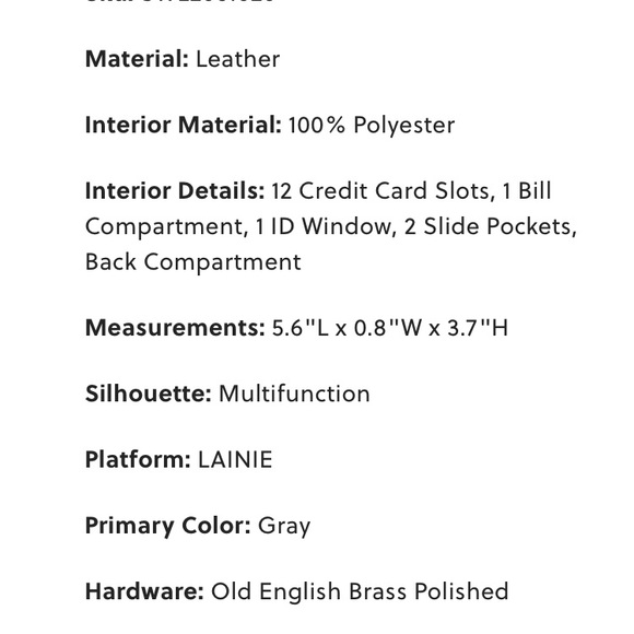 fossil wallet - Picture 3 of 10